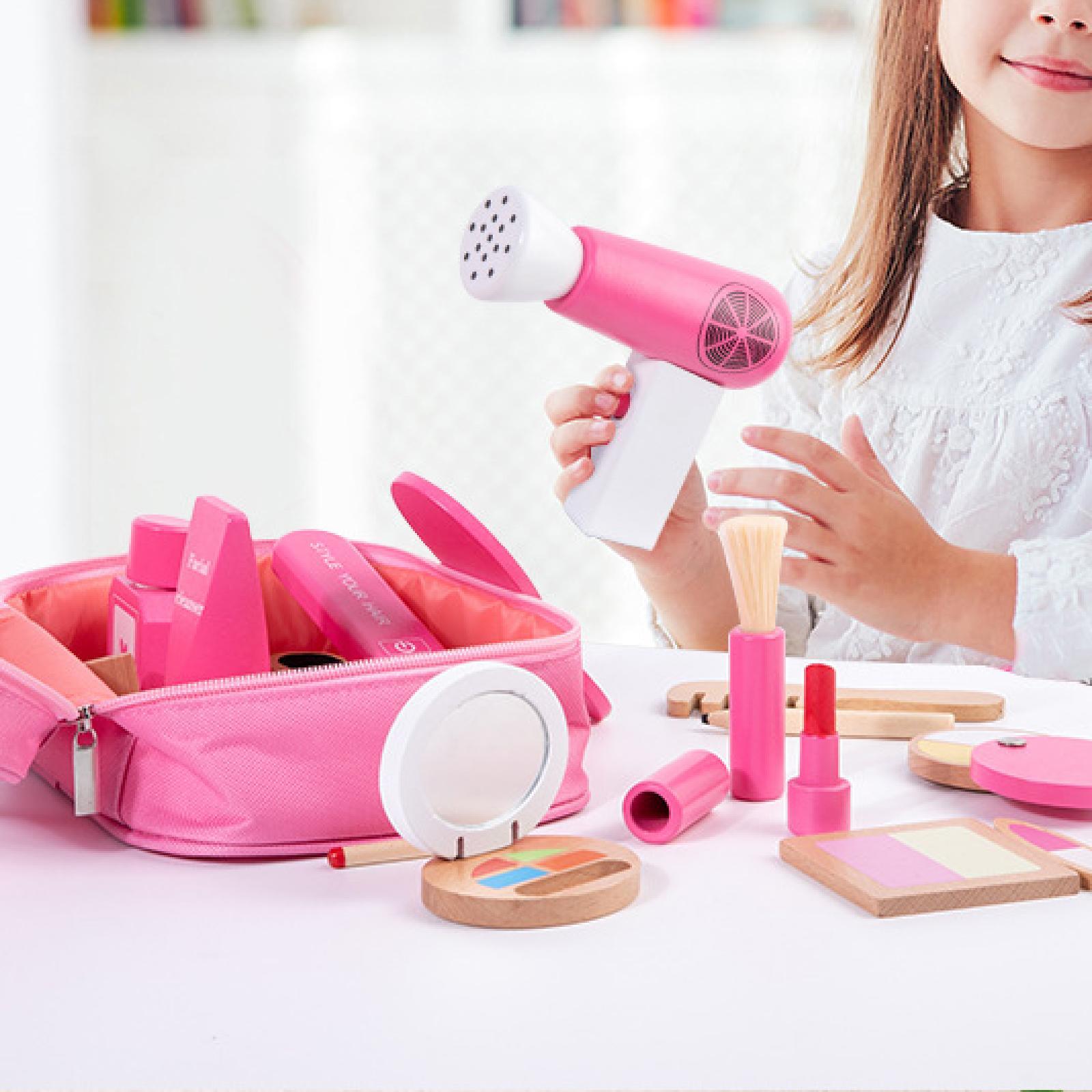 Beauty Makeup Set For Kids - مجموعة فرش اللعب التظاهري للأطفال، مجموعة