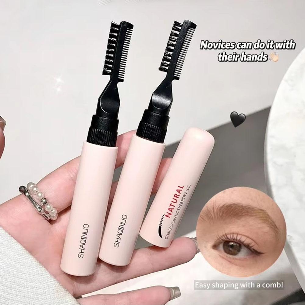 Woman Beauty Makeup - جل تصفيف الحواجب برأس مزدوج جل