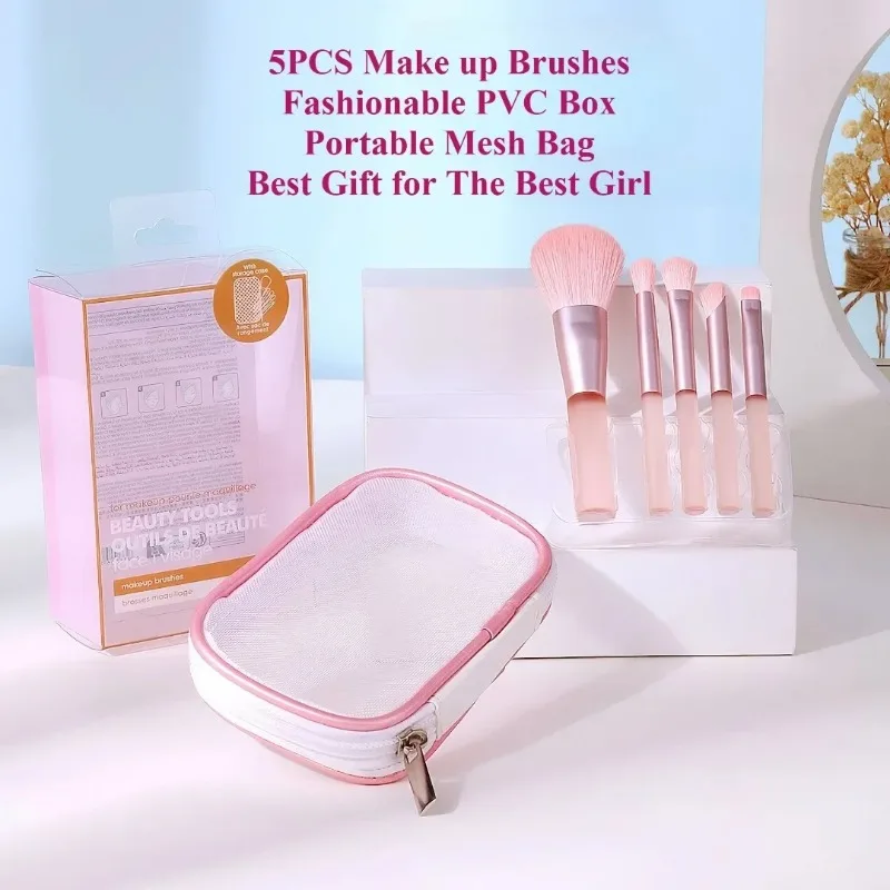 Beauty Makeup Gift Sets - مجموعة من 5 فرش مكياج فائقة