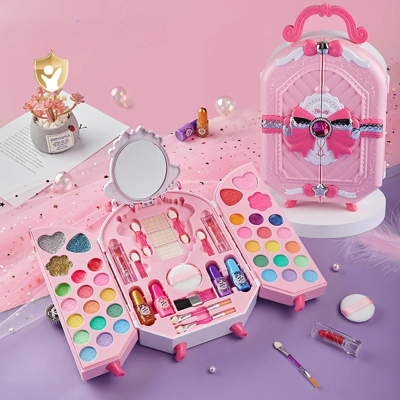 Beauty Makeup Gift Sets - لعبة مستحضرات تجميل آمنة للفتيات ،