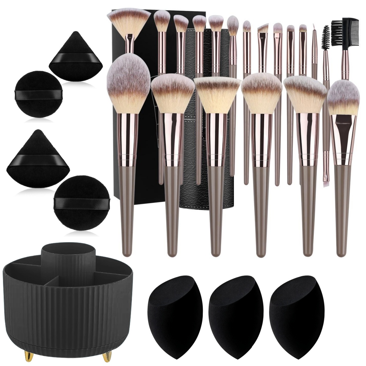 Beauty Makeup Gift Sets - مجموعة فرش مكياج احترافية 1-20 قطعة،