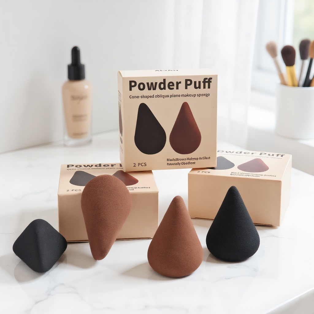 Beauty Blender In Makeup - إسفنجة مكياج جديدة على شكل مخروط