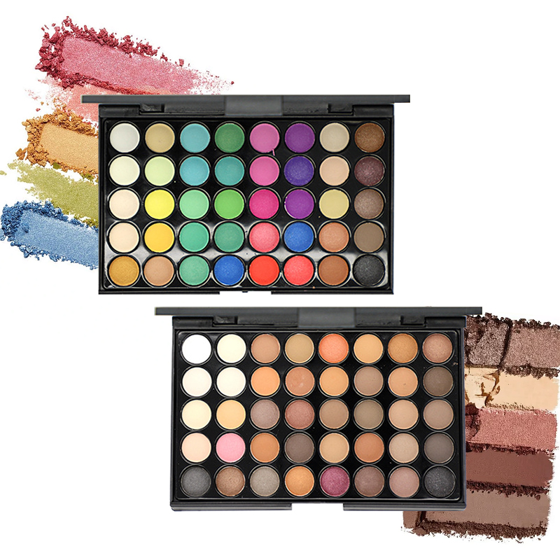 Eyeshadow Glitter Pigment - باليت ظلال عيون بـ 40 لونًا