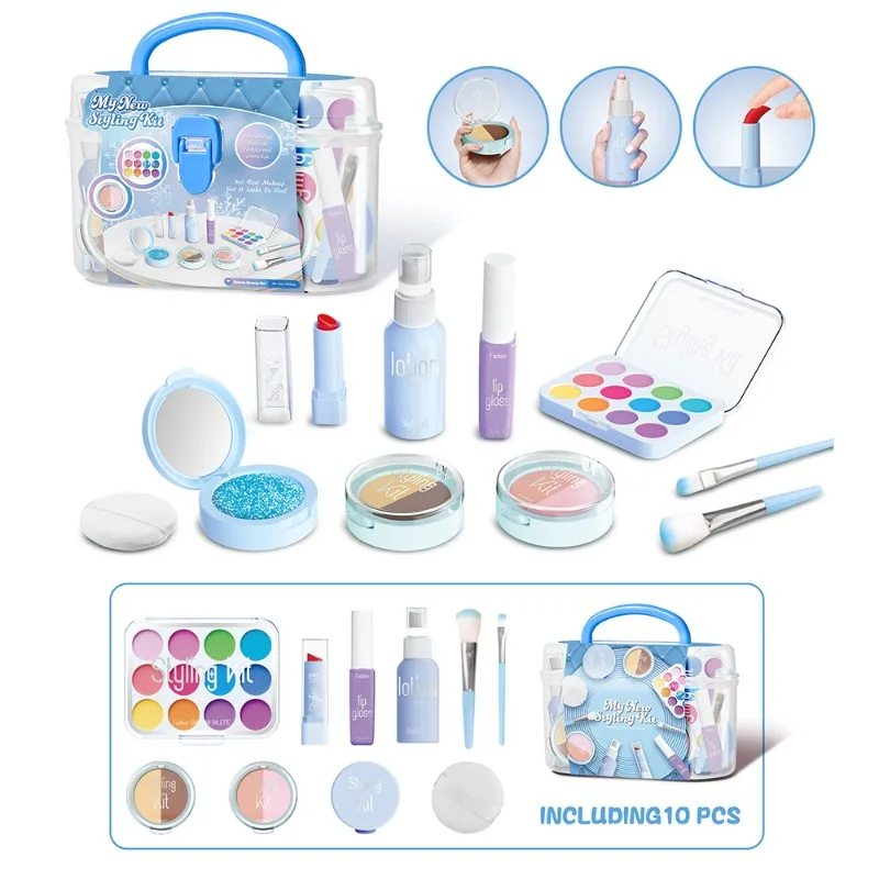 Beauty Makeup Set For Kids - ألعاب مكياج محاكاة بيت اللعب للأطفال،