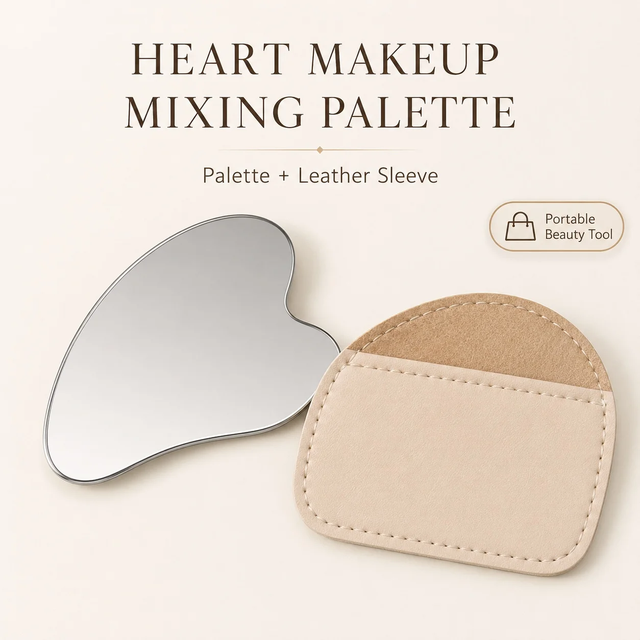 لوحة خلط مكياج على شكل قلب من  - مراجعة Beauty Makeup Tools وسعره