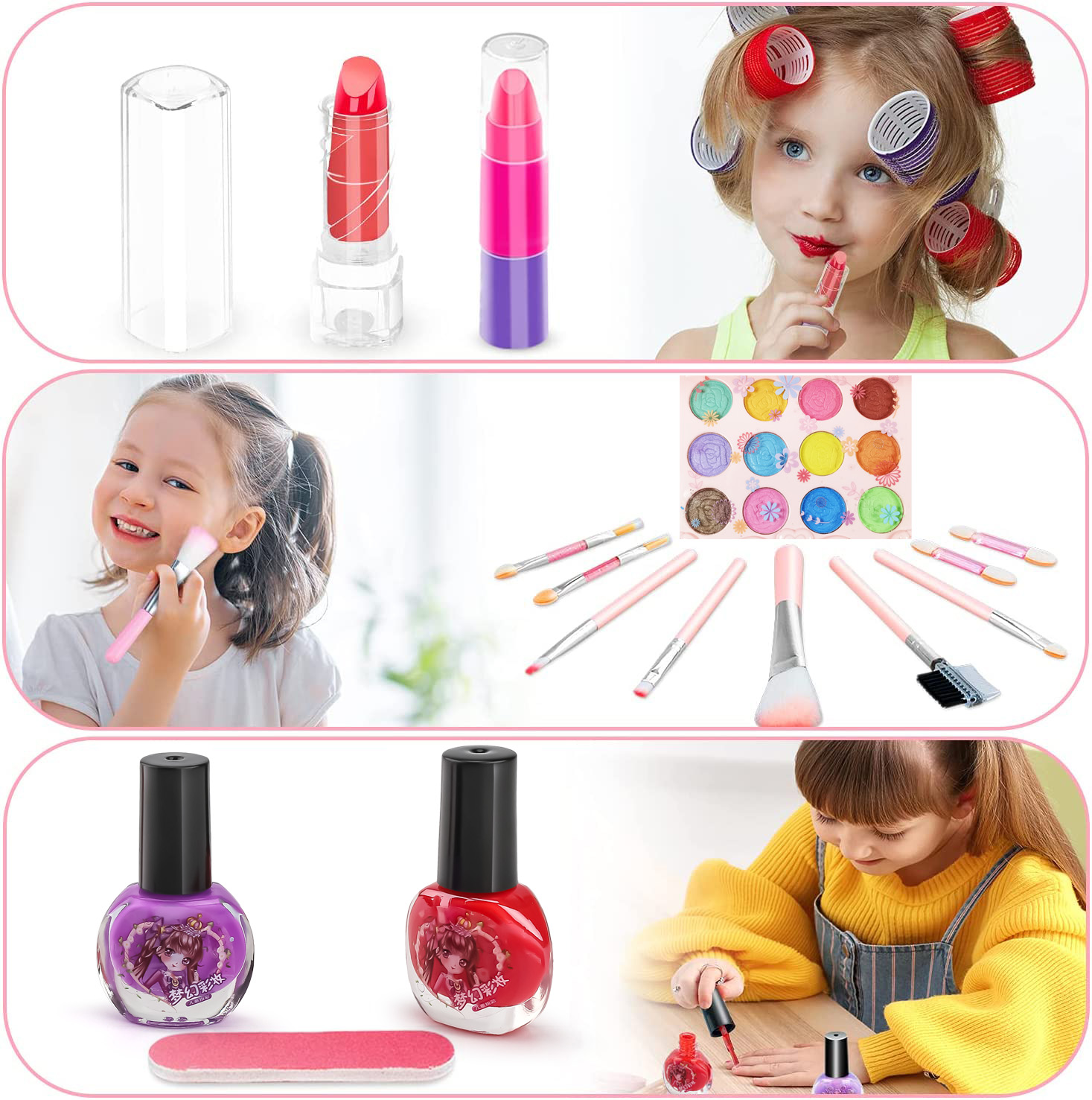 مجموعة ألعاب مكياج للأطفال للب - مراجعة Beauty Makeup Set For Kids وسعره