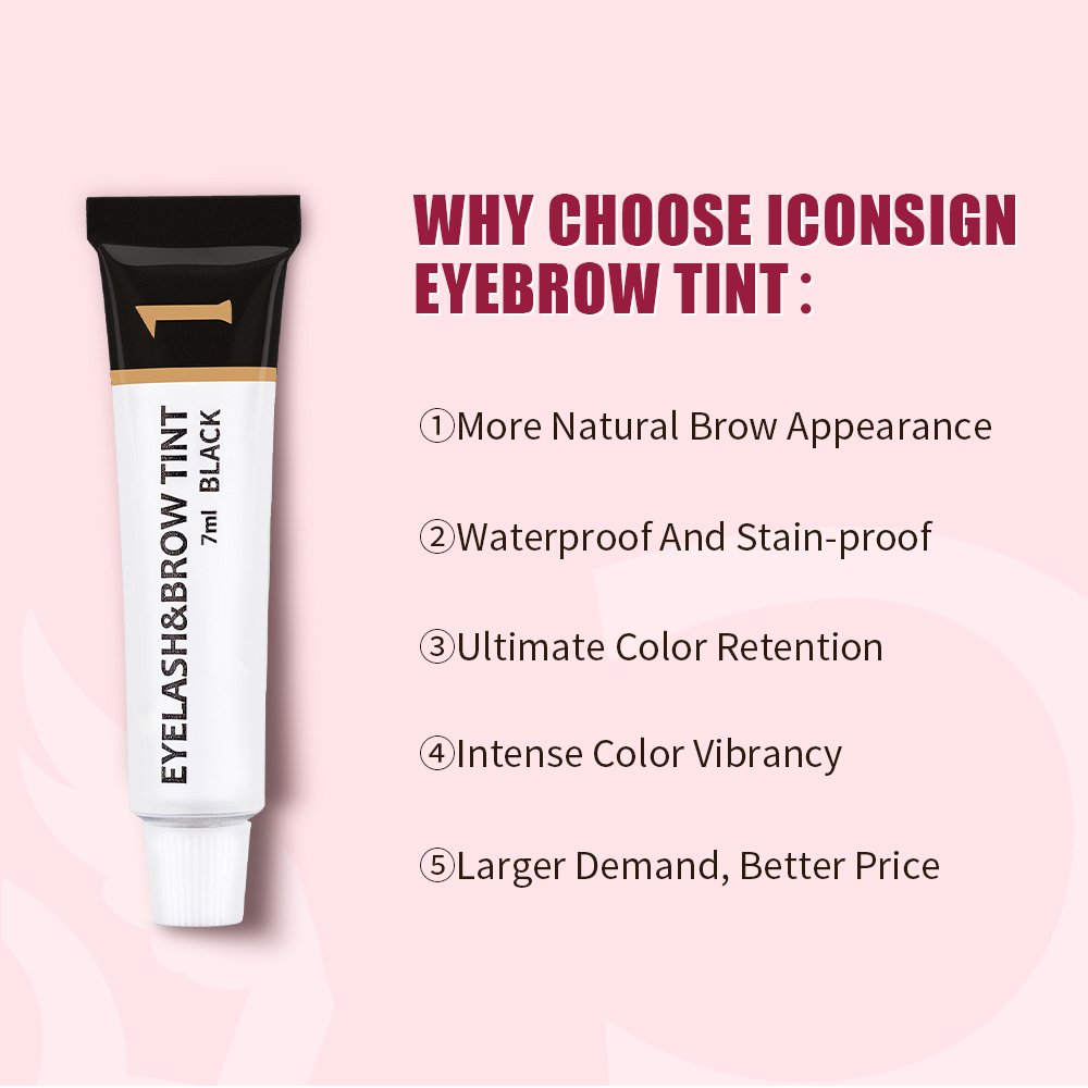 ICONSIGN-مجموعة صبغة الرموش وا - مراجعة Beauty Makeup Companies وسعره