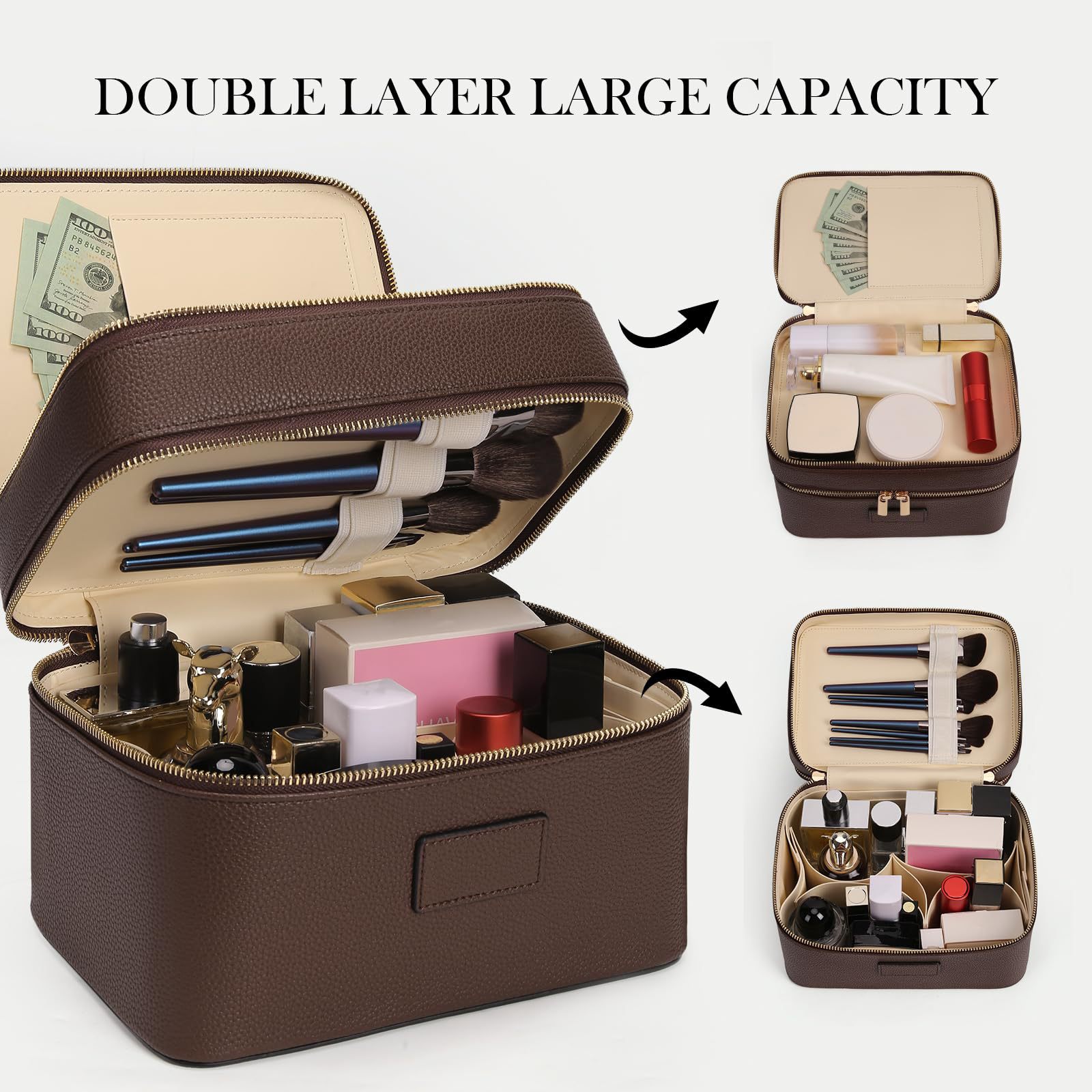 حقيبة مستحضرات تجميل فاخرة كبي - مراجعة Beauty Makeup Case وسعره