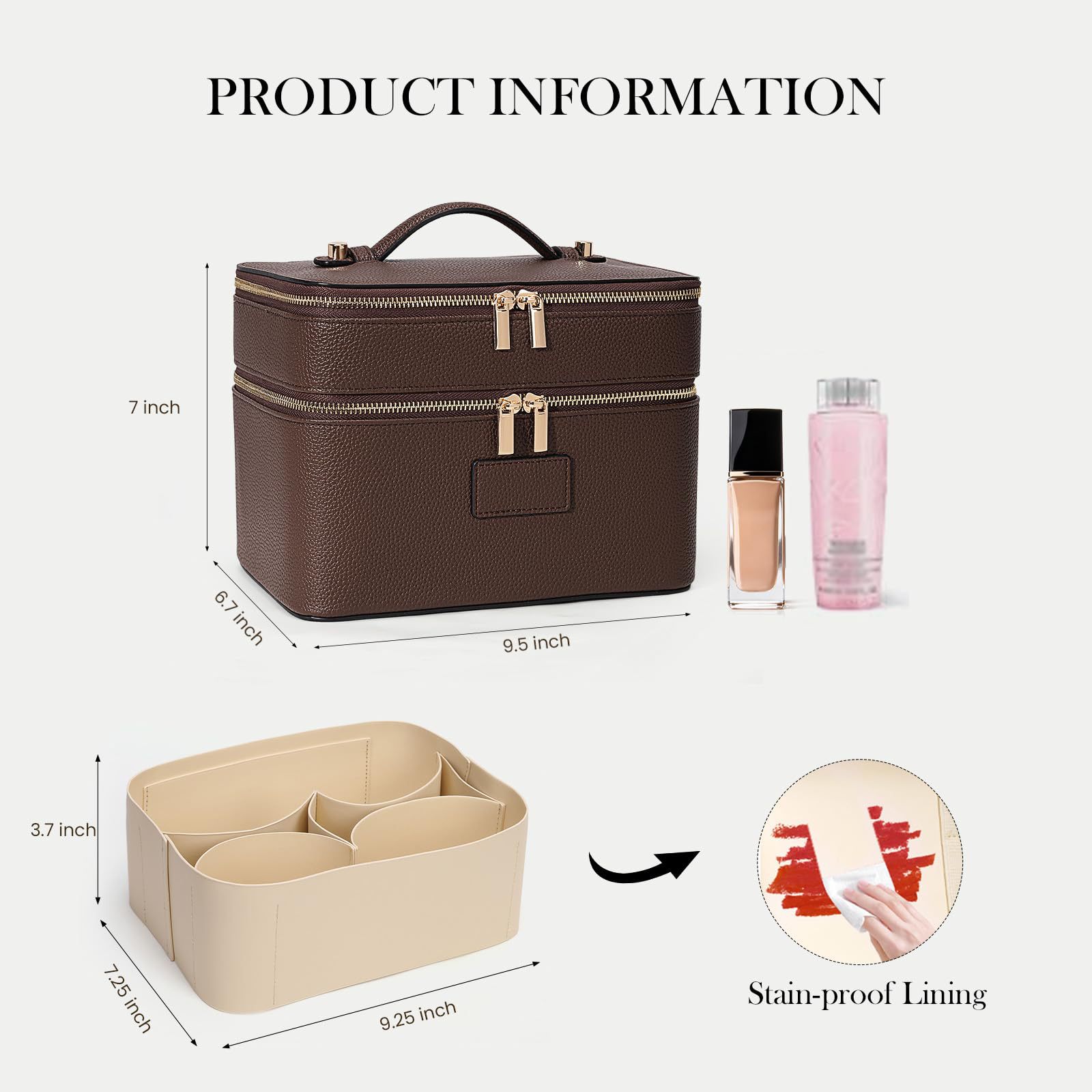 حقيبة مستحضرات تجميل فاخرة كبي - مراجعة Beauty Makeup Case وسعره