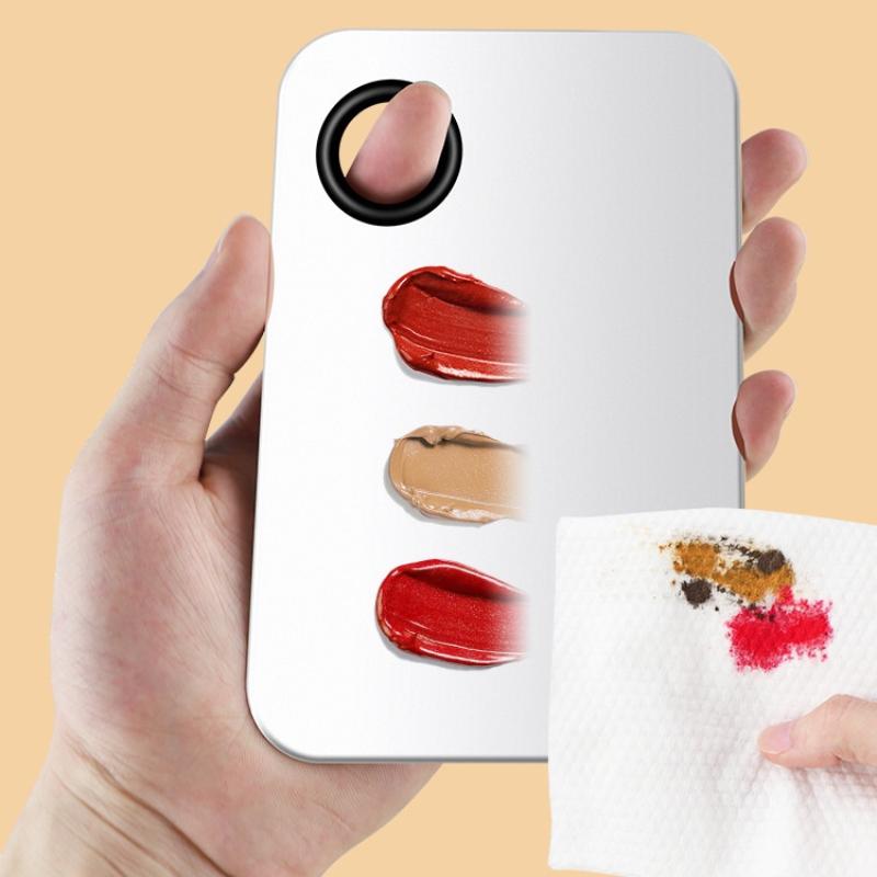 ملعقة خلط المكياج من الفولاذ ا - مراجعة Beauty Makeup Eyeshadow Palette وسعره