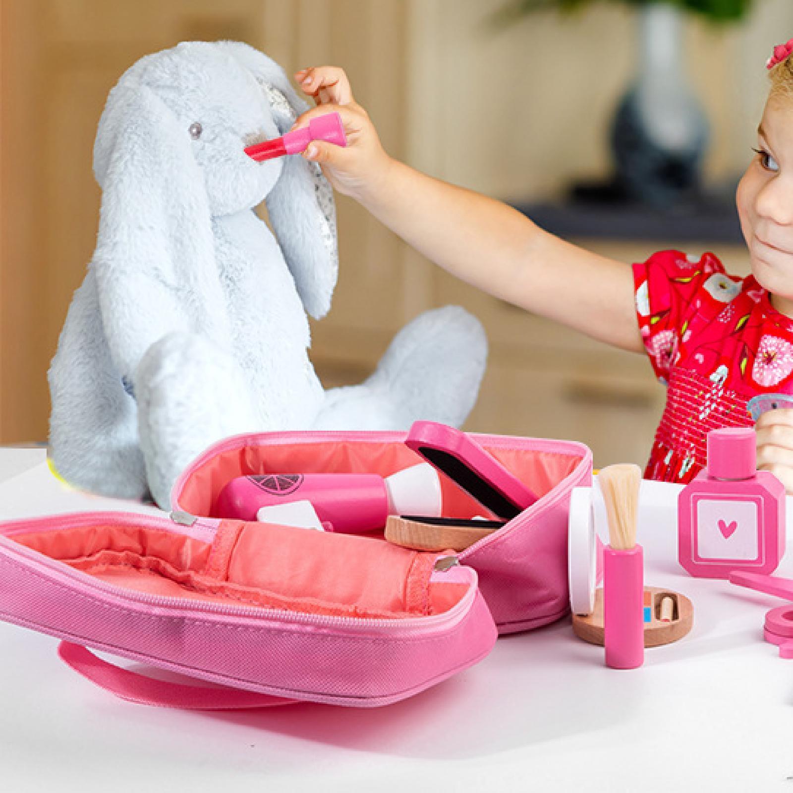 مجموعة فرش اللعب التظاهري للأط - مراجعة Beauty Makeup Set For Kids وسعره