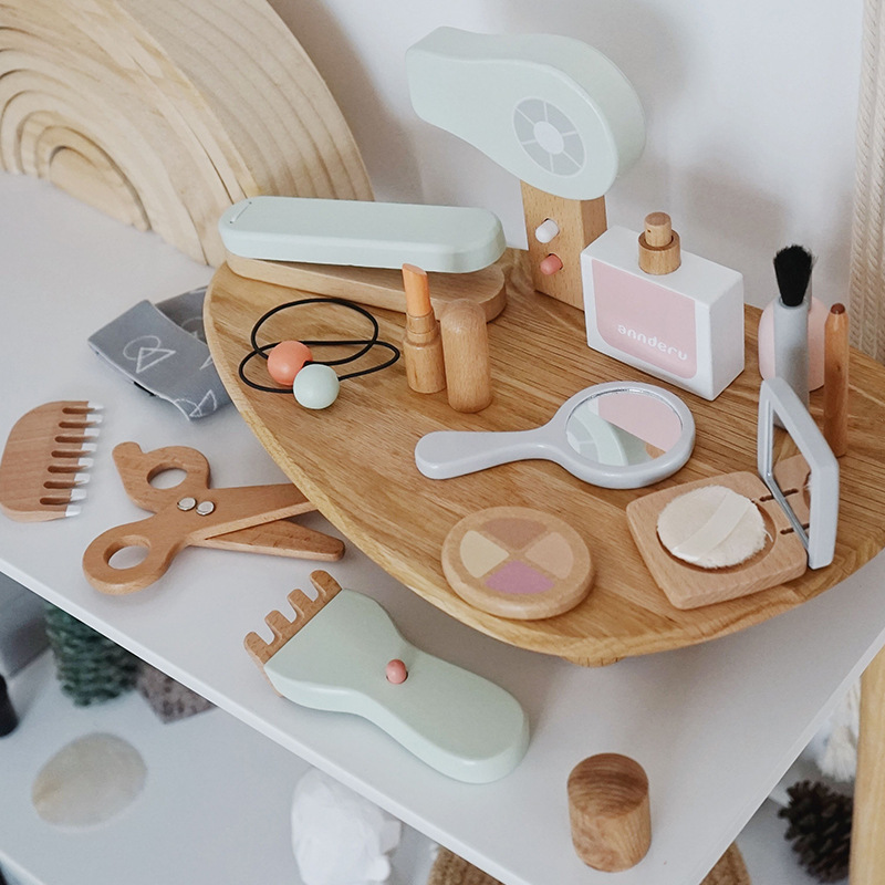 جديد الأطفال خشبية محاكاة مجمو - مراجعة Beauty Makeup Gift Sets وسعره