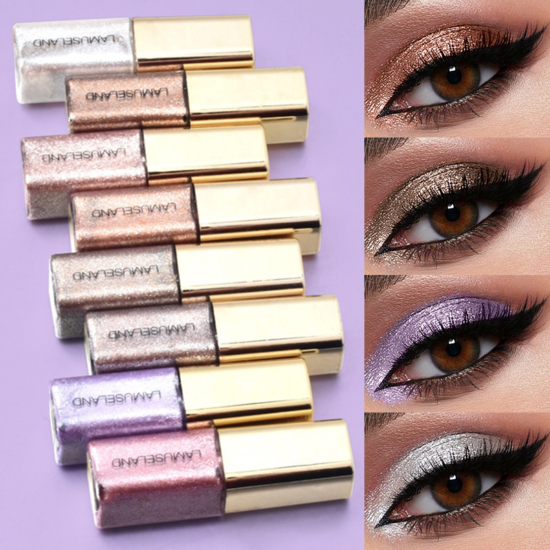 ظلال عيون سائلة لؤلؤية بـ 8 أل - مراجعة Eyeshadow Glitter Pigment وسعره