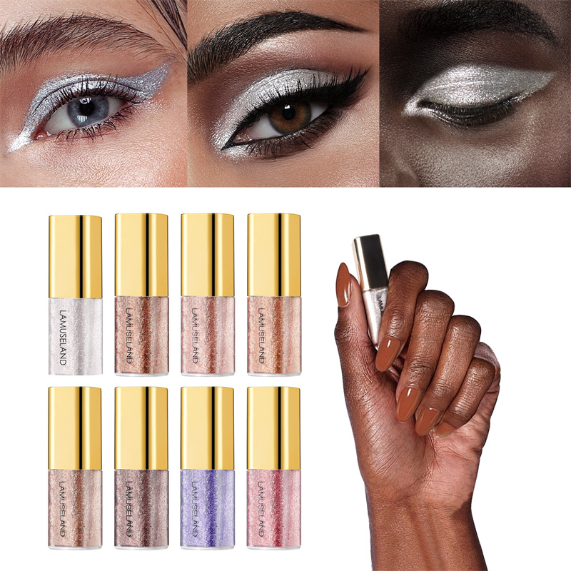 ظلال عيون سائلة لؤلؤية بـ 8 أل - مراجعة Eyeshadow Glitter Pigment وسعره