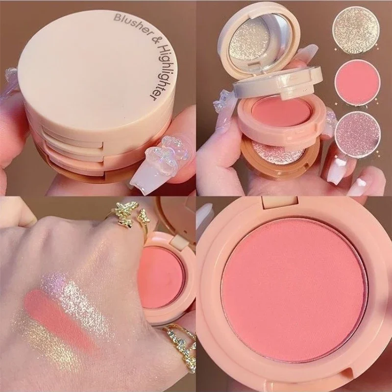 باليت أحمر خدود وهايلايتر 3 في - مراجعة Eyeshadow Glitter Pigment وسعره