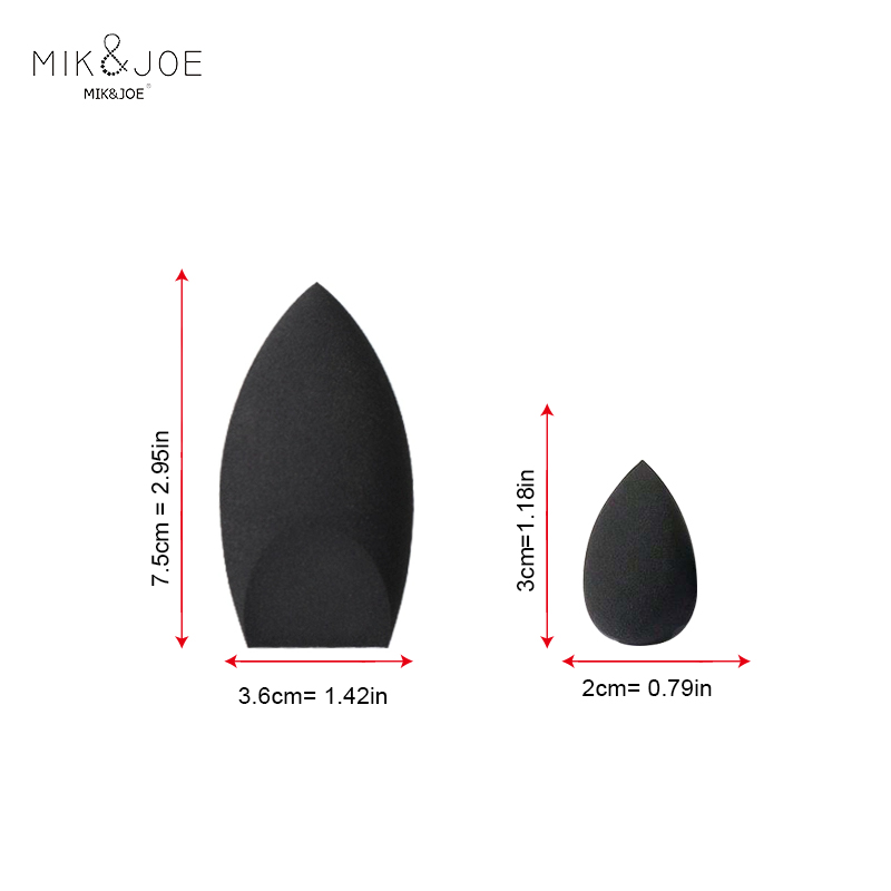 قطعتان من إسفنجة التجميل السود - مراجعة Beauty Blender In Makeup وسعره