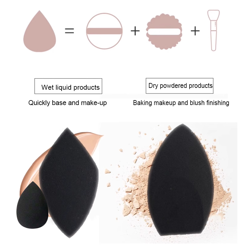 قطعتان من إسفنجة التجميل السود - مراجعة Beauty Blender In Makeup وسعره