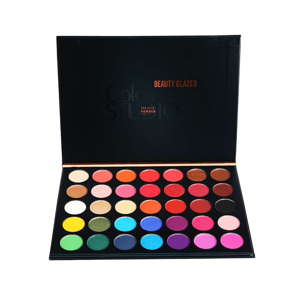 لوحة ظلال عيون من بيوتي جلازيد - مراجعة Beauty Makeup Eyeshadow Palette وسعره