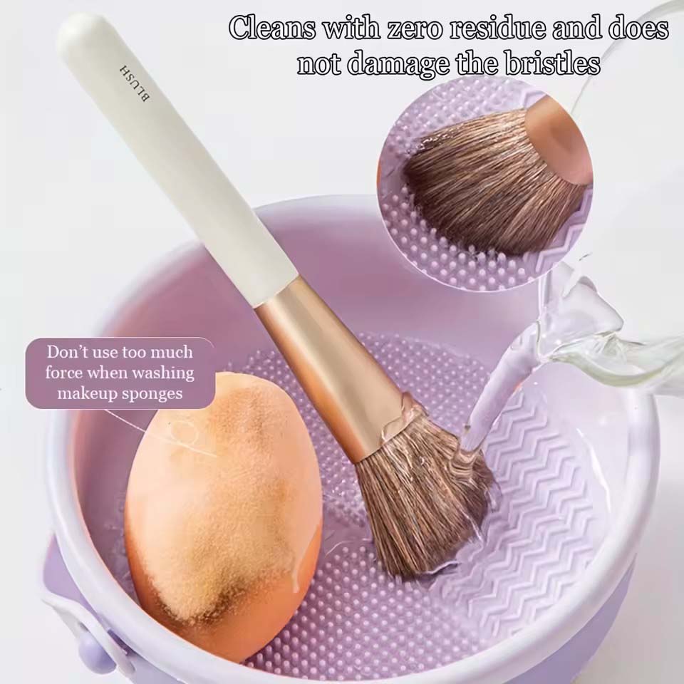 وعاء تنظيف فرش المكياج، أداة ت - مراجعة Beauty Makeup Egg وسعره