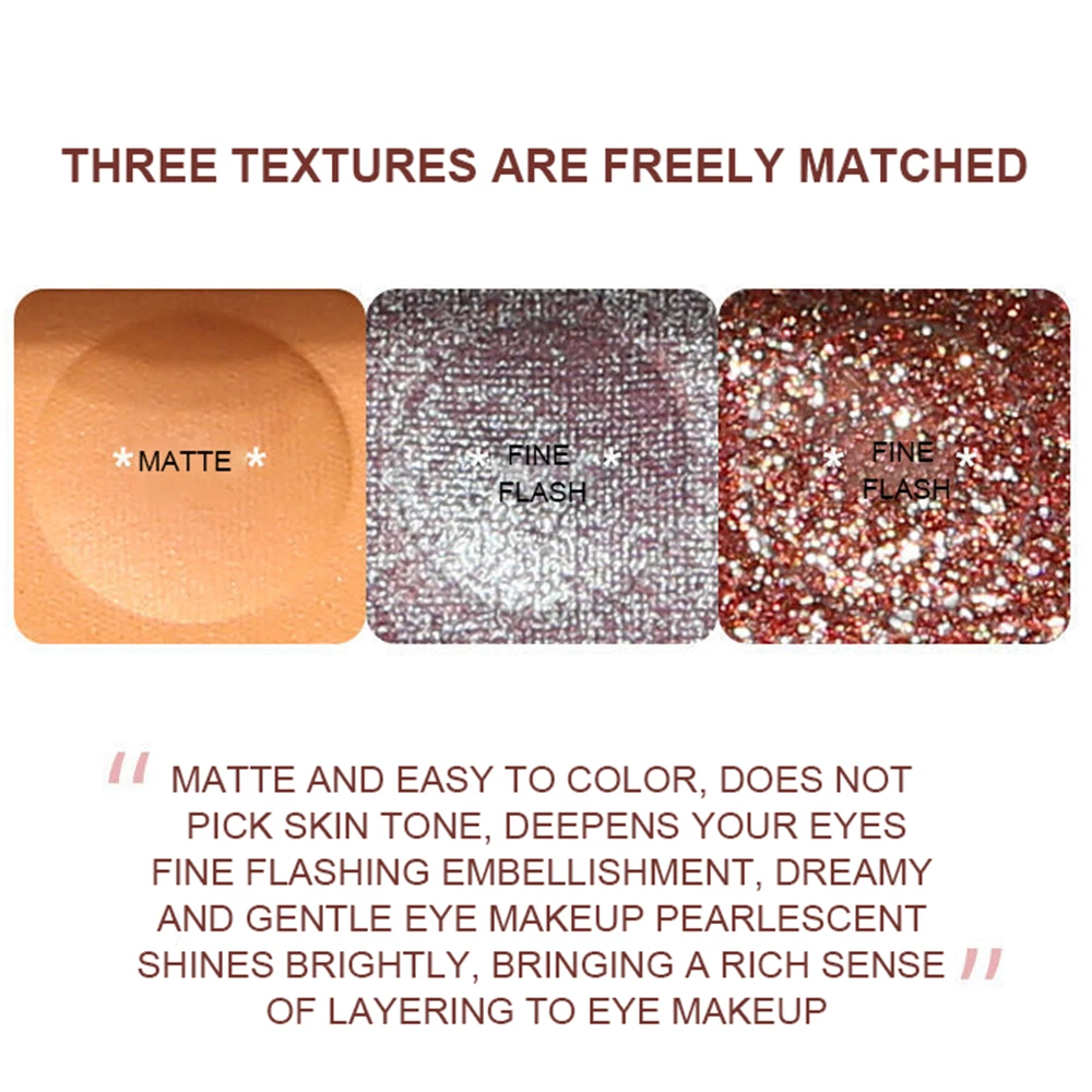 9-Color Fingertip Glitter Eyes - مراجعة Eyeshadow Glitter Pigment وسعره