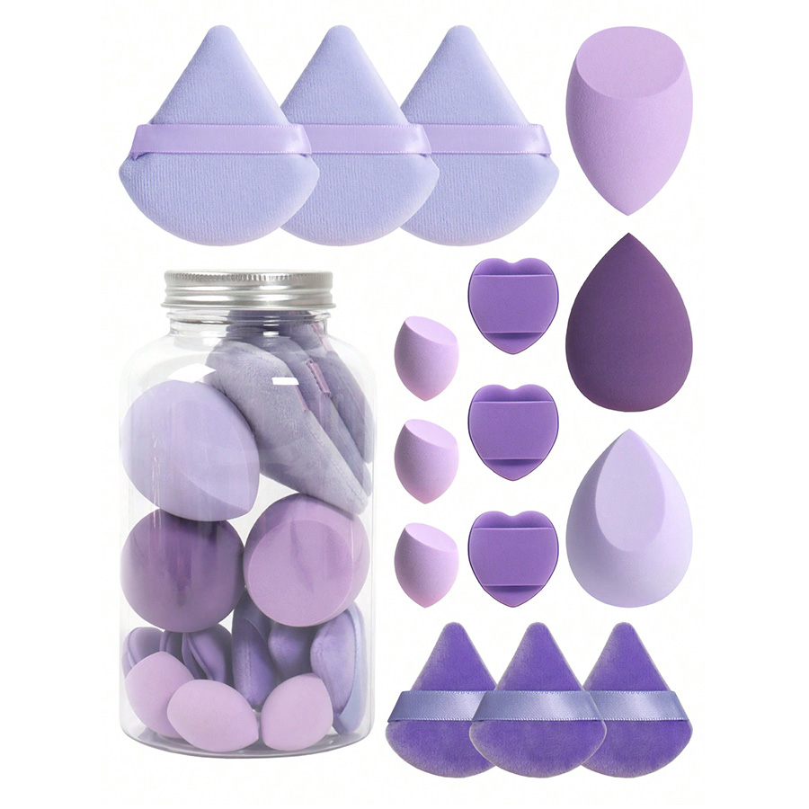 مجموعة من 15 إسفنجة مكياج مع ح - مراجعة Beauty Blender In Makeup وسعره