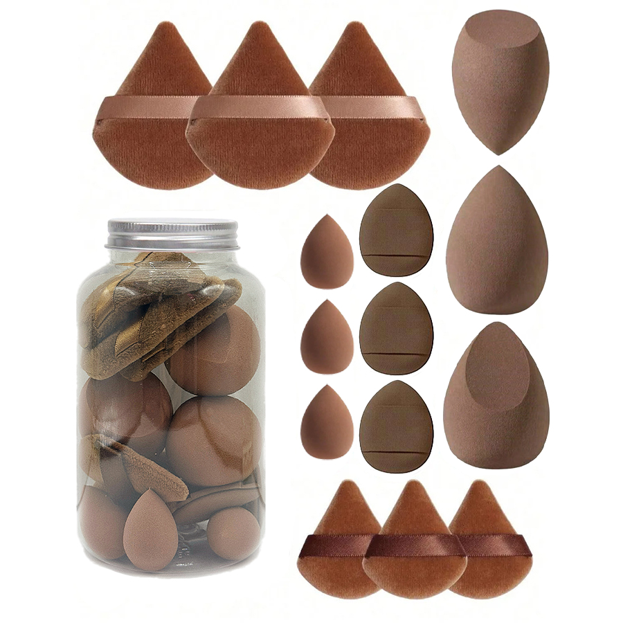 مجموعة من 15 إسفنجة مكياج مع ح - مراجعة Beauty Blender In Makeup وسعره